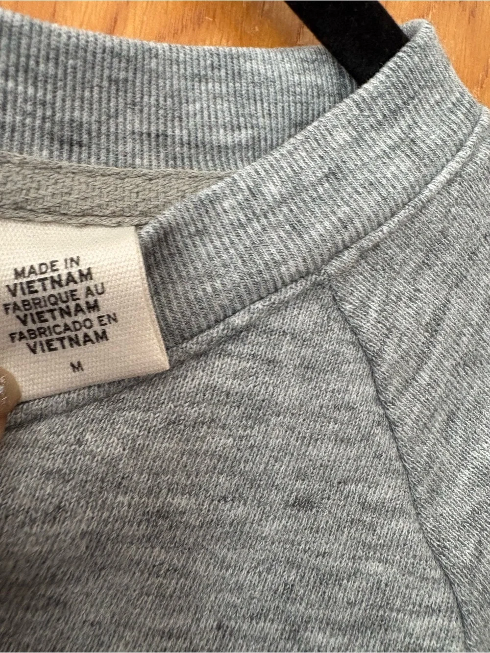 Levi's x Disney Gray Crewneck raglan Sweatshirt with Mickey Graphic M
